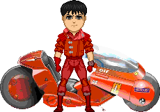 kaneda et moto